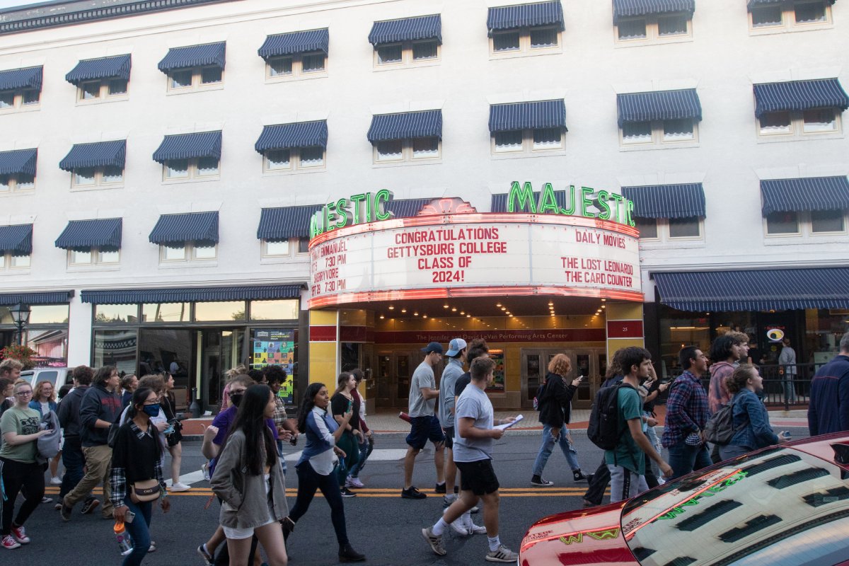 The Majestic Theater marquee