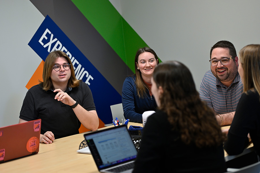 Group of people at Center for Career Engagement
