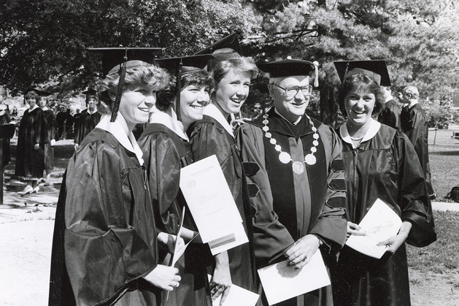 President Charles Glassick at Commencement