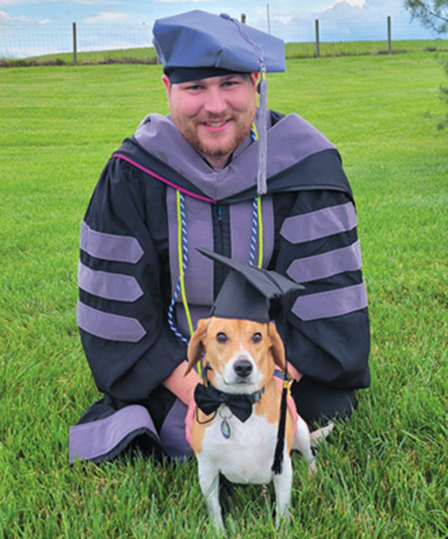  Graduation day for Dr. Mike Karchner ’19.