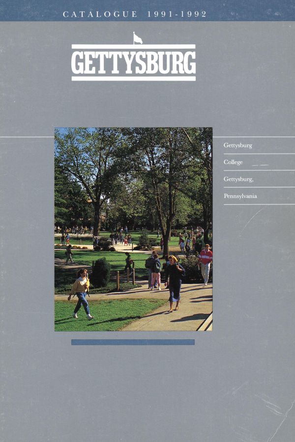 1991–92 course catalogue cover 