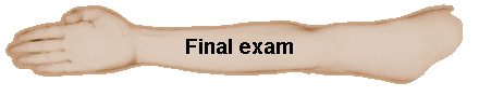  Final exam 